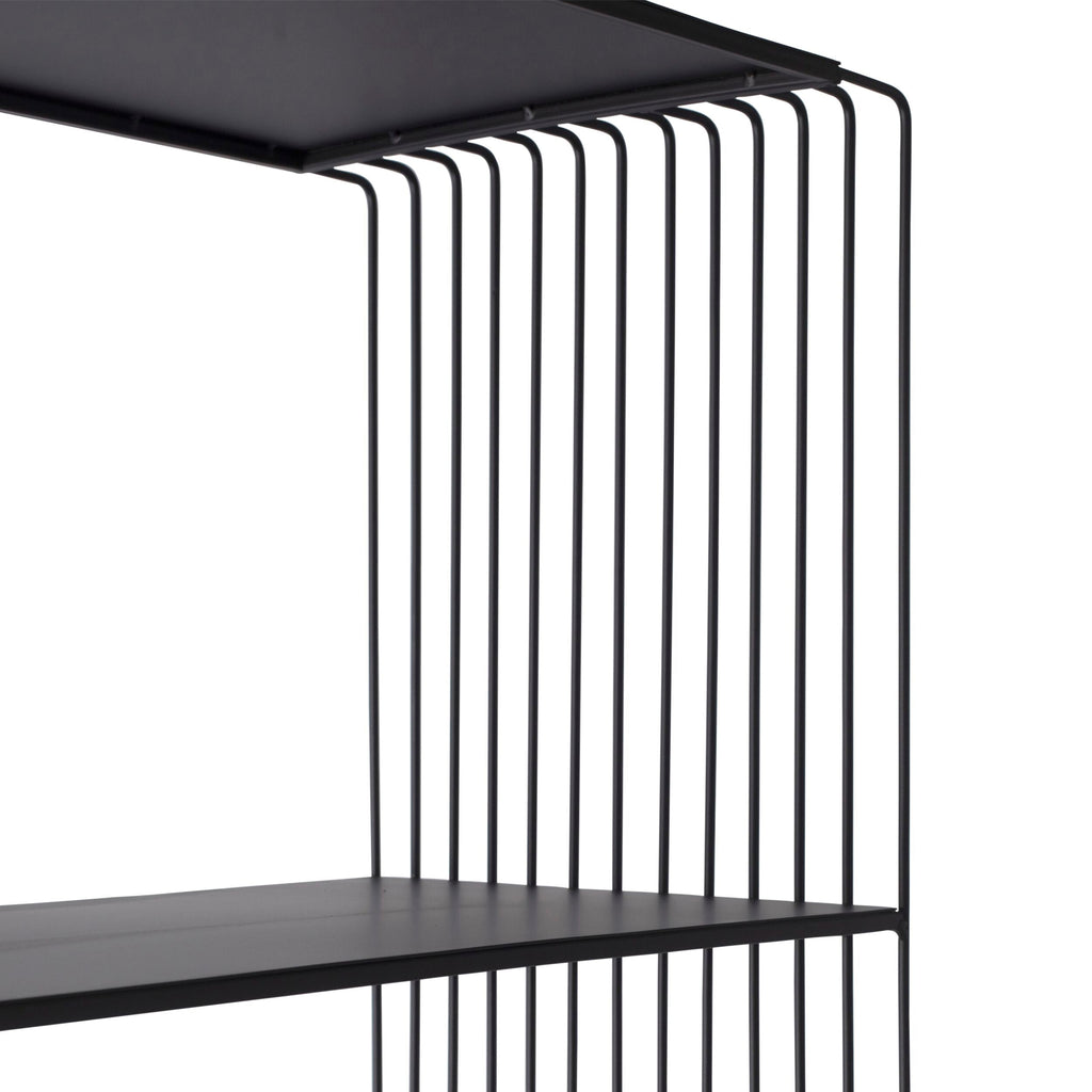 Hendrix 5 Tier Open Timber Tall Shelving Unit Natural 182.5x60cm