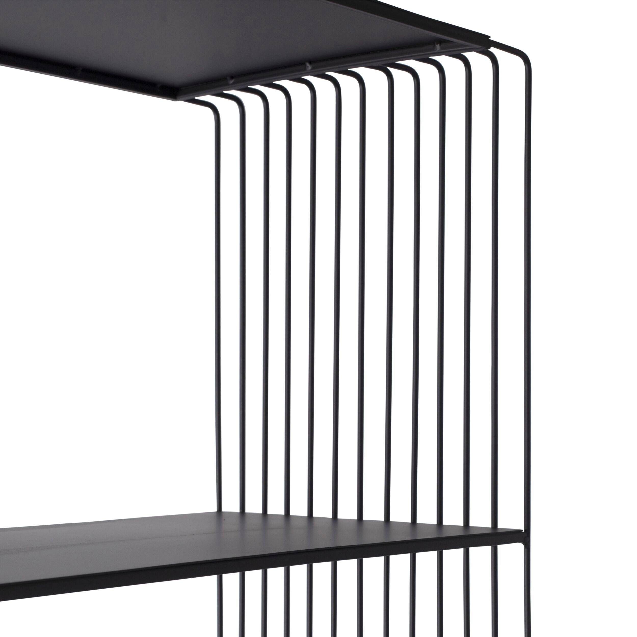 Hendrix 5 Tier Open Timber Tall Shelving Unit Natural 182.5x60cm