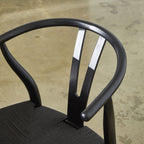 Chaise Wishbone noire