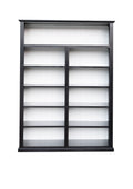 Armand Hamptons Timber Large Bookcase Black 210x150cm