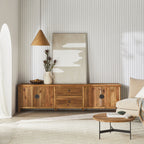 Grand buffet Kalise en bois recyclé