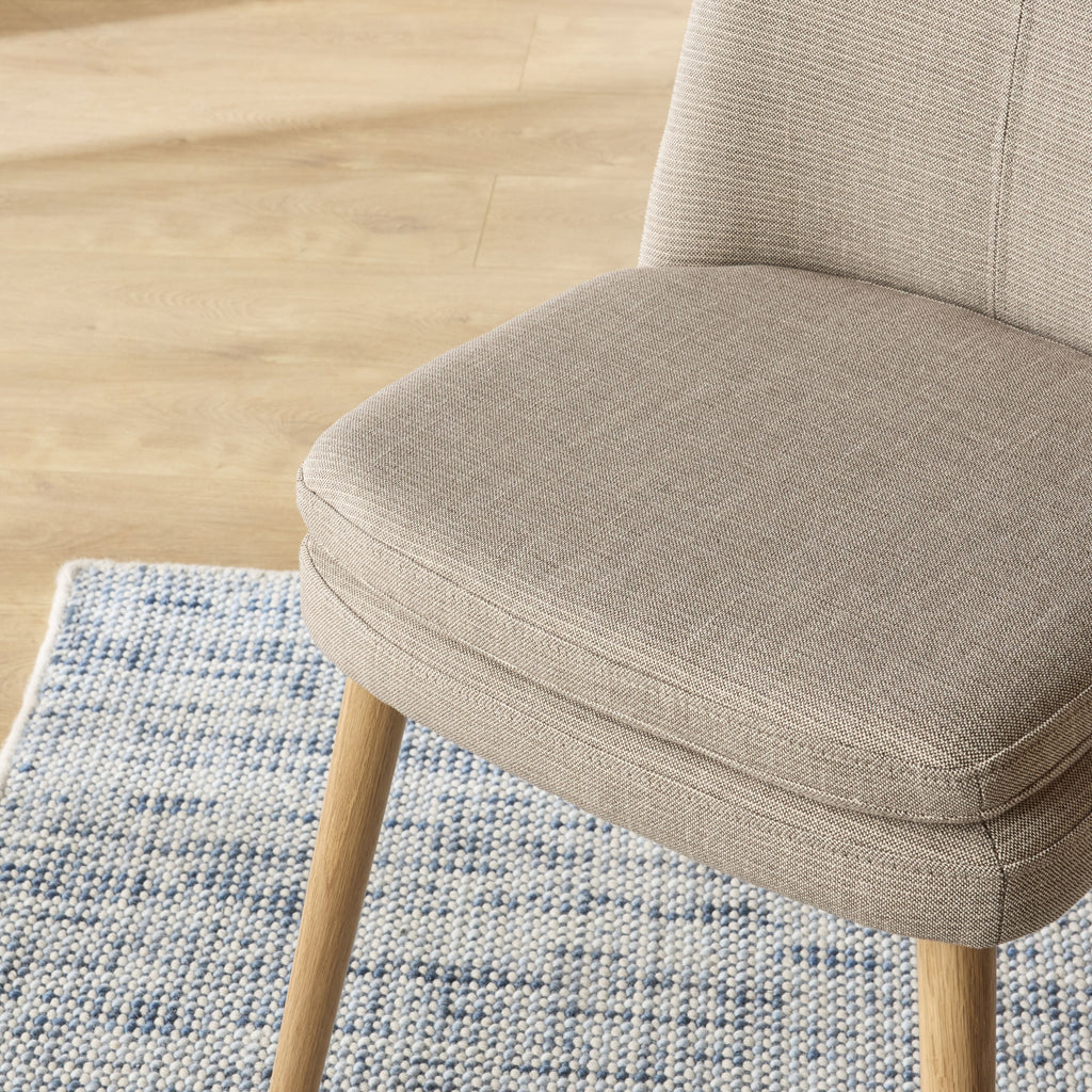 Aura Fabric Dining Chair Grey