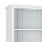 Armand Hamptons Bibliothèque Haute Blanche 210x95cm