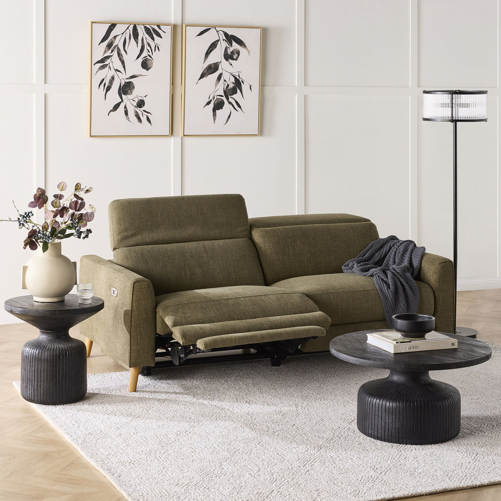 Dunaway 2 Seater Recliner Sofa Daintree Green