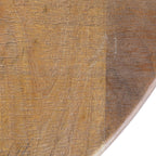 Table basse ronde Parker en bois massif Noyer naturel