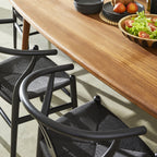 Chaise Wishbone noire