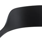 Chaise de salle à manger empilable Inigo en aluminium, noir mat
