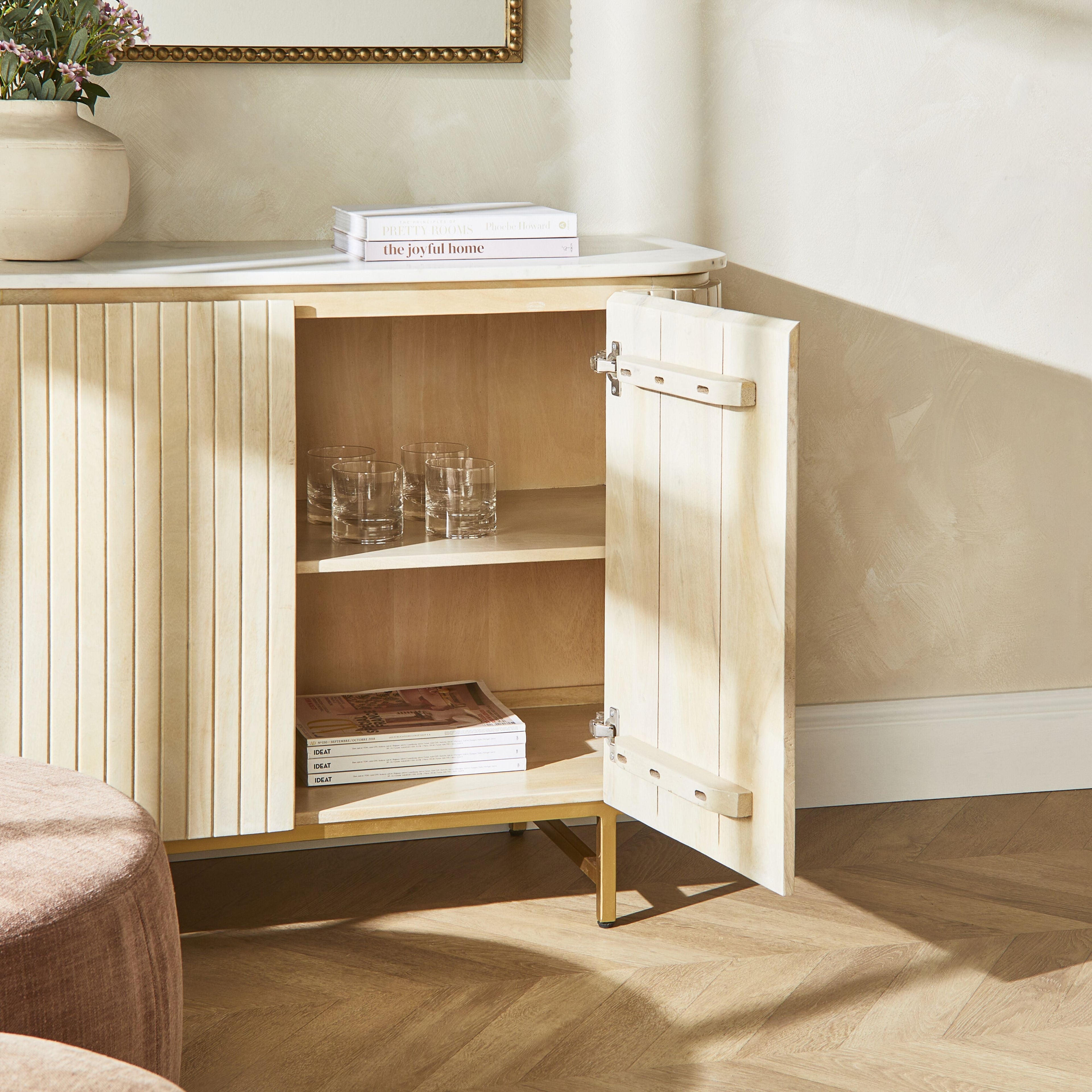 Deva 2 Door Buffet 114 x 80 x 43cm
