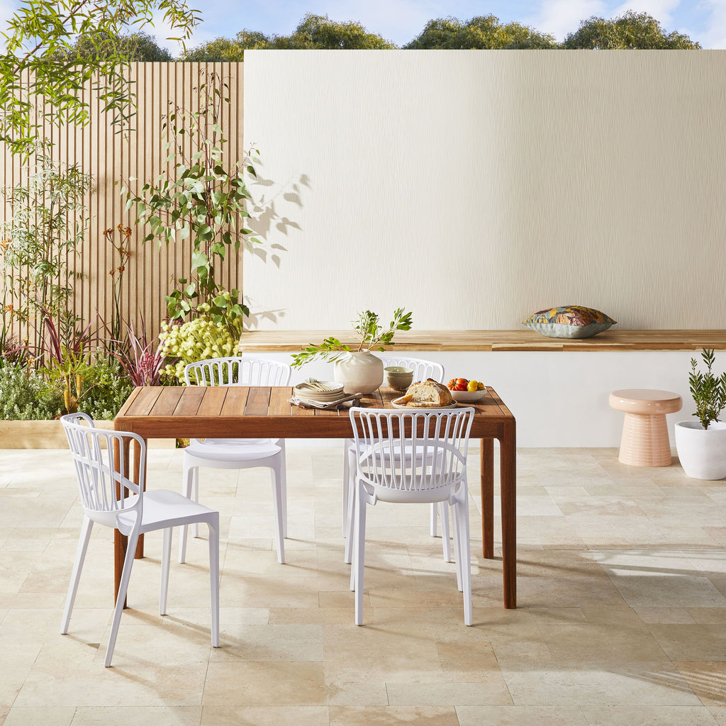 Romy Coastal Upholstered Dining Chair Crisp White