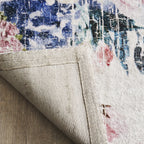 Tapis shaggy tufté imprimé numérique Botanical Snow 240x150cm