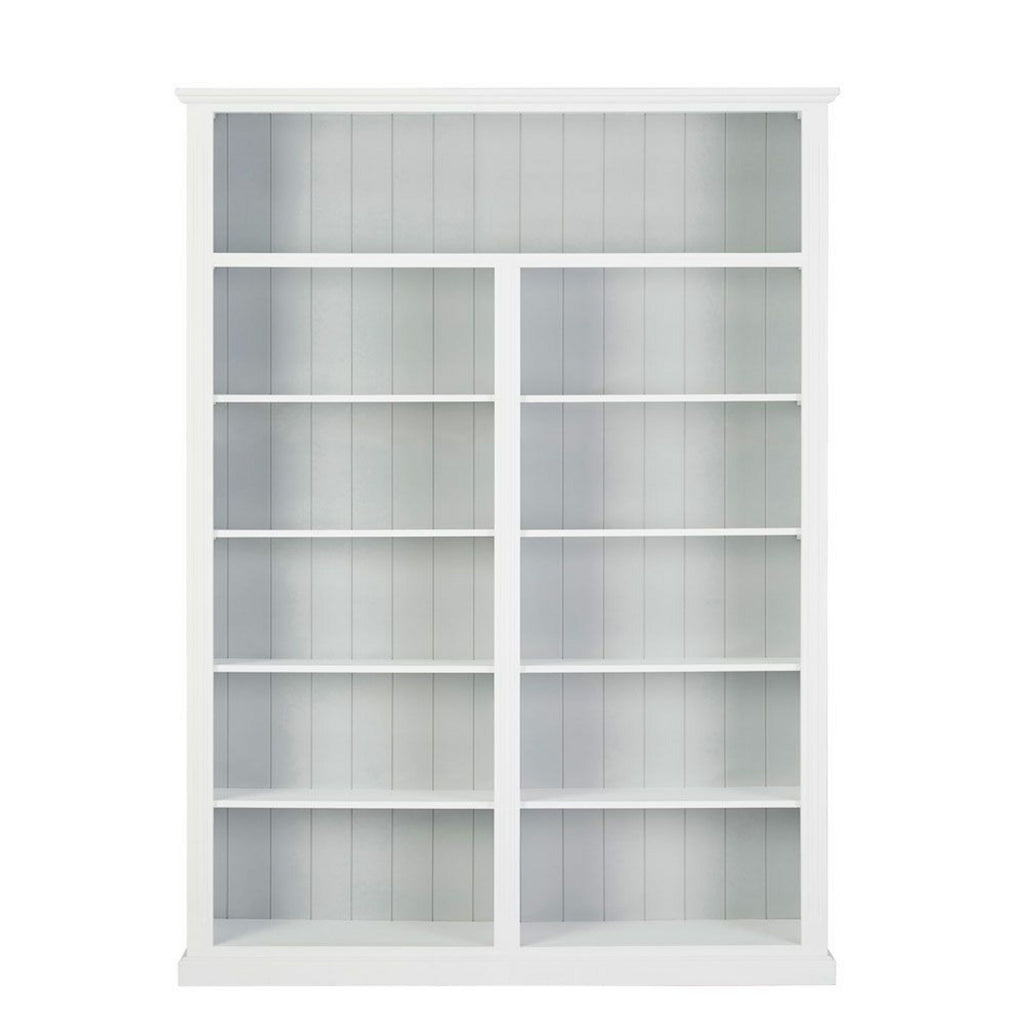 Armand Hamptons Timber Large Bookcase White 210x150cm