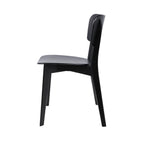 Chaise de salle à manger Sia noire