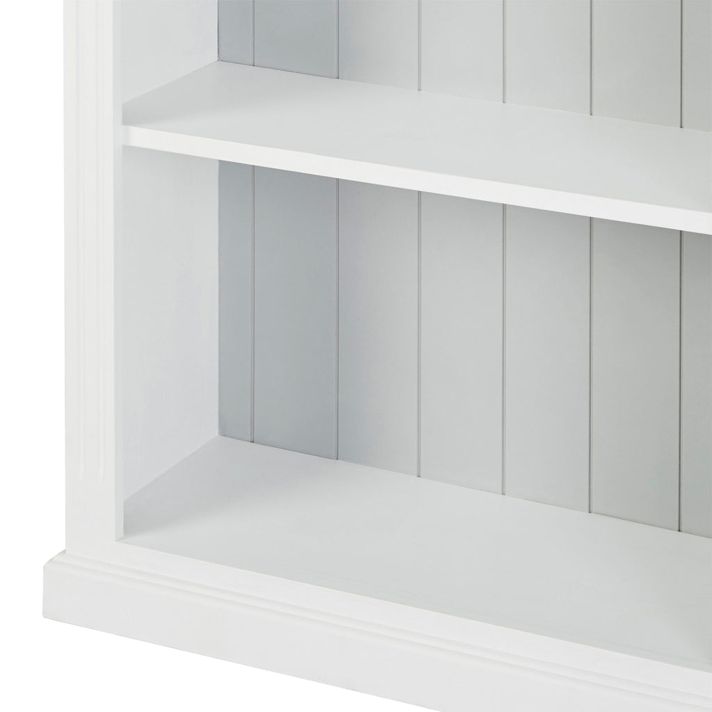 Armand Hamptons Timber Large Bookcase White 210x150cm