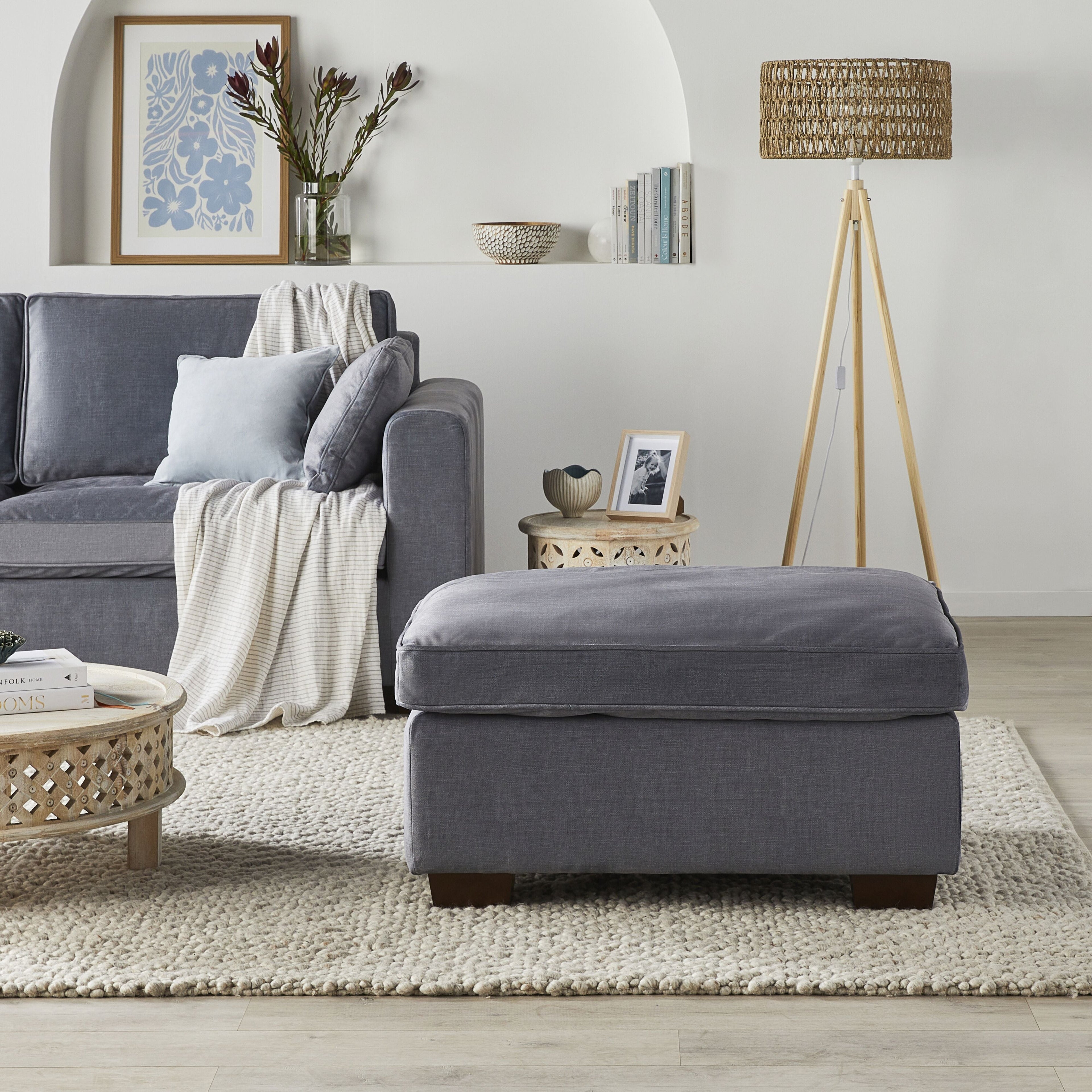 Portsea Ottoman Aura Storm