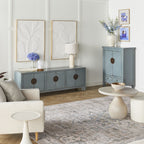 Enfilade 2 Portes et 2 Tiroirs Sansha Gris Tourterelle