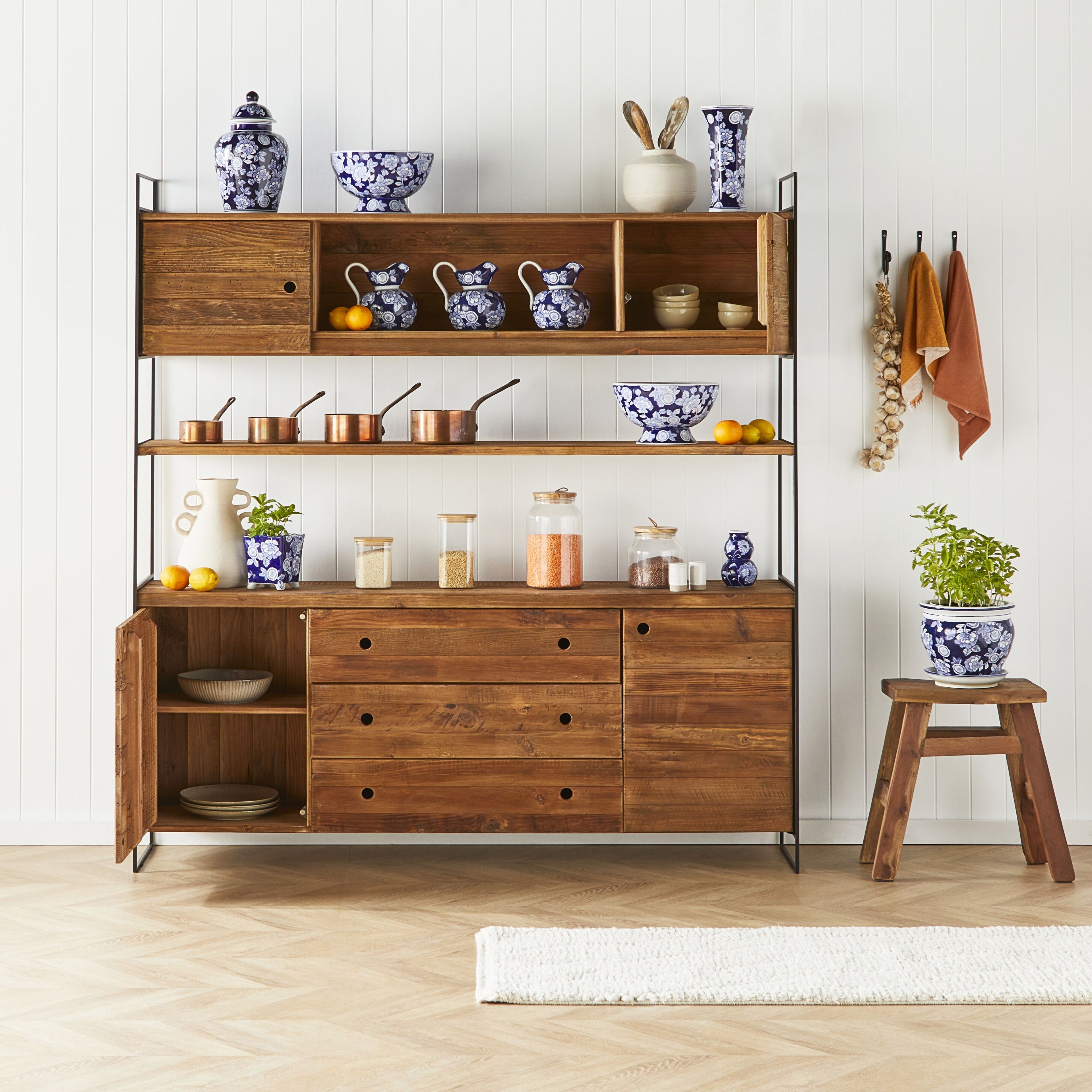 Kalise Reclaimed Timber Storage Unit Large