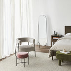 Repose-pieds rond Mads Rose Cascade