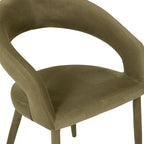 Chaise de salle à manger Zena Olive