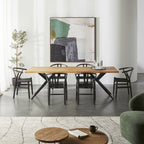 Chaise Wishbone noire