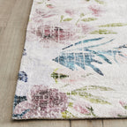Tapis shaggy tufté imprimé numérique Botanical Snow 240x150cm