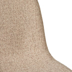 Chaise de salle à manger Knox en bouclette crème