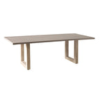 Table à manger Mantara en teck naturel pour extérieur 220 cm