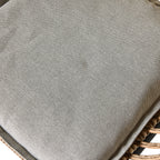 Chaise de salle à manger d'extérieur en osier et rotin naturel