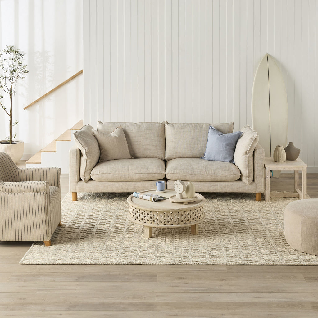 Salu Boho Mango Wood Coffee Table Natural Brown