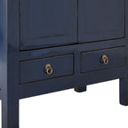 Buffet 2 portes et 2 tiroirs Sansha bleu encre
