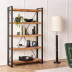 Étagère Fulham Mid Century en bois naturel, taille M, 200x120cm