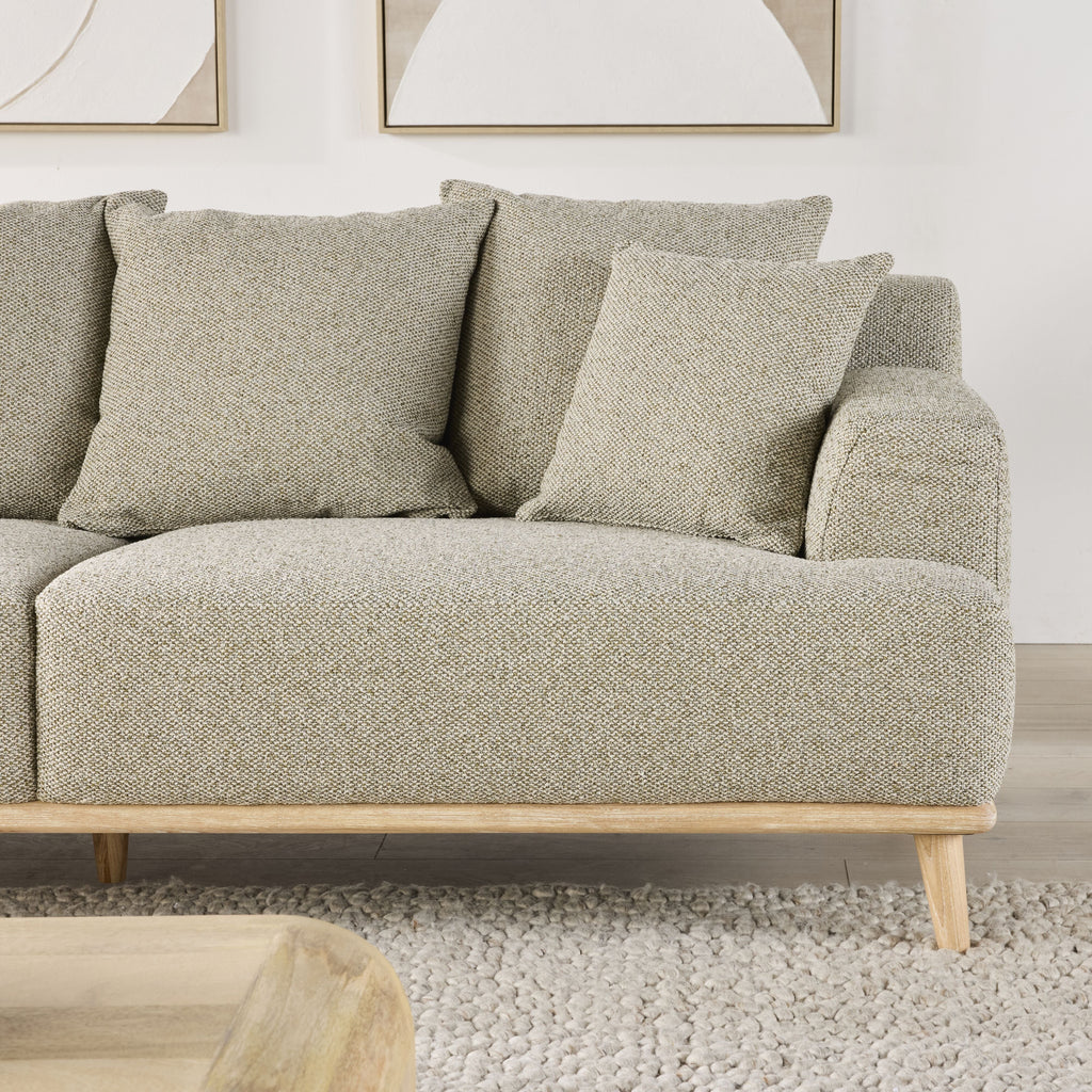 James 3 Seater Sofa Fossil