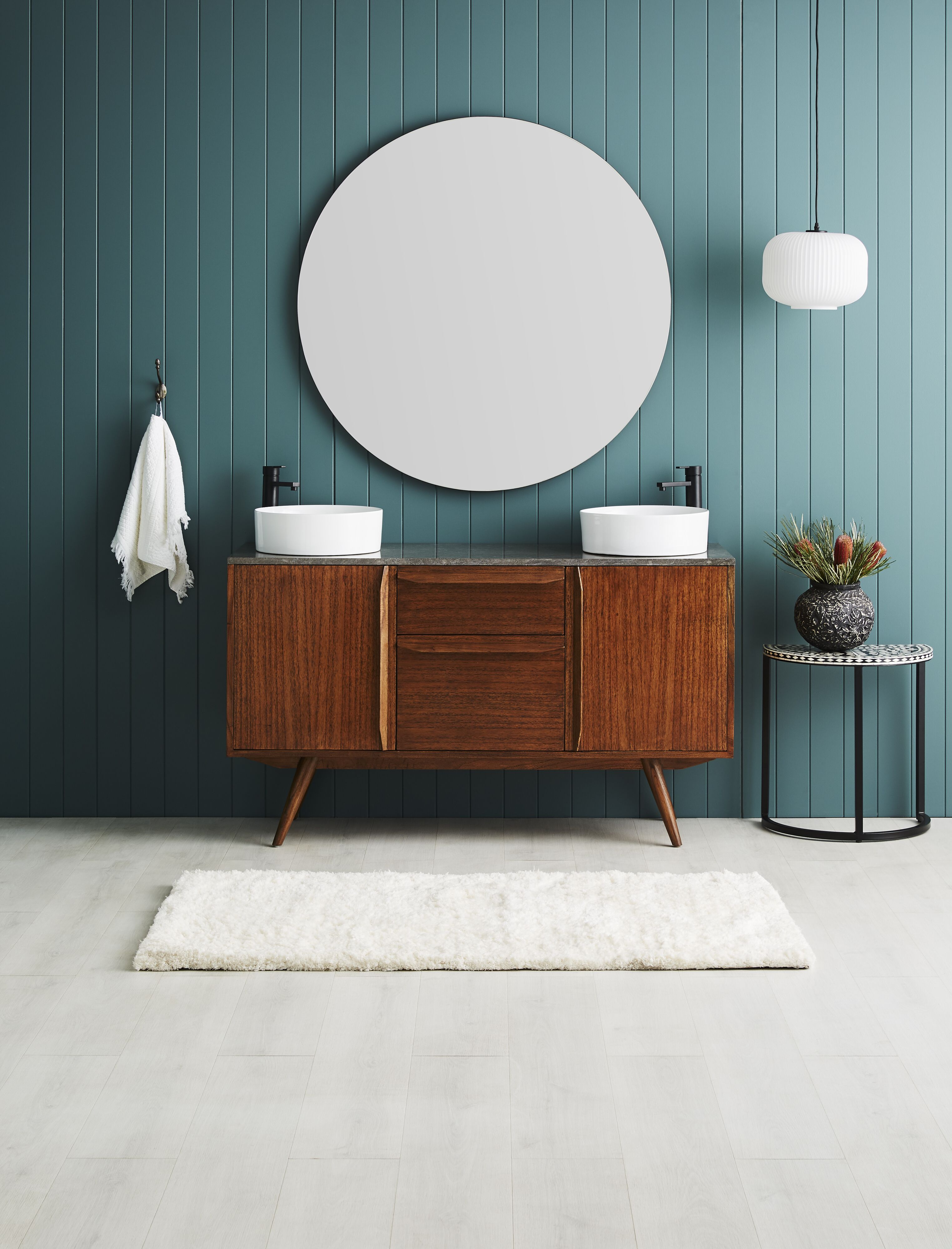 Tufted Super Soft White Rug 150x80cm