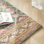 Tapis Maja Cottage en Laine Mélangée Tissé à la Main Naturel 240x150cm