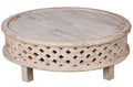 Salu Boho Mango Wood Coffee Table Natural Brown