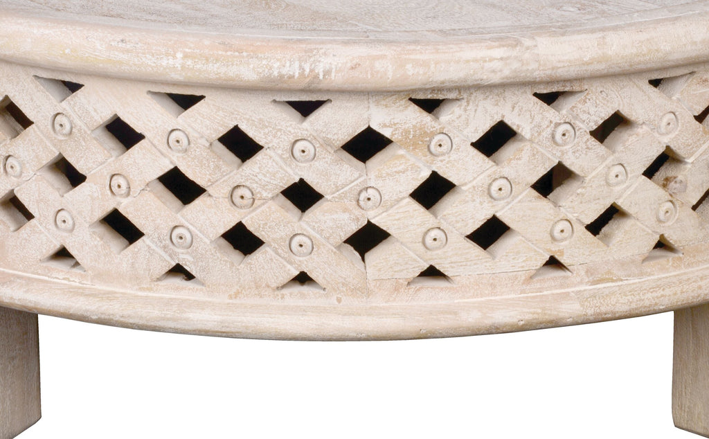 Salu Boho Mango Wood Coffee Table Natural Brown