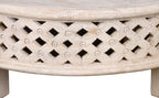 Table basse Salu Boho en manguier marron naturel
