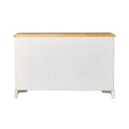 Bibliothèque Clover Outback en bois massif blanc 93x140cm