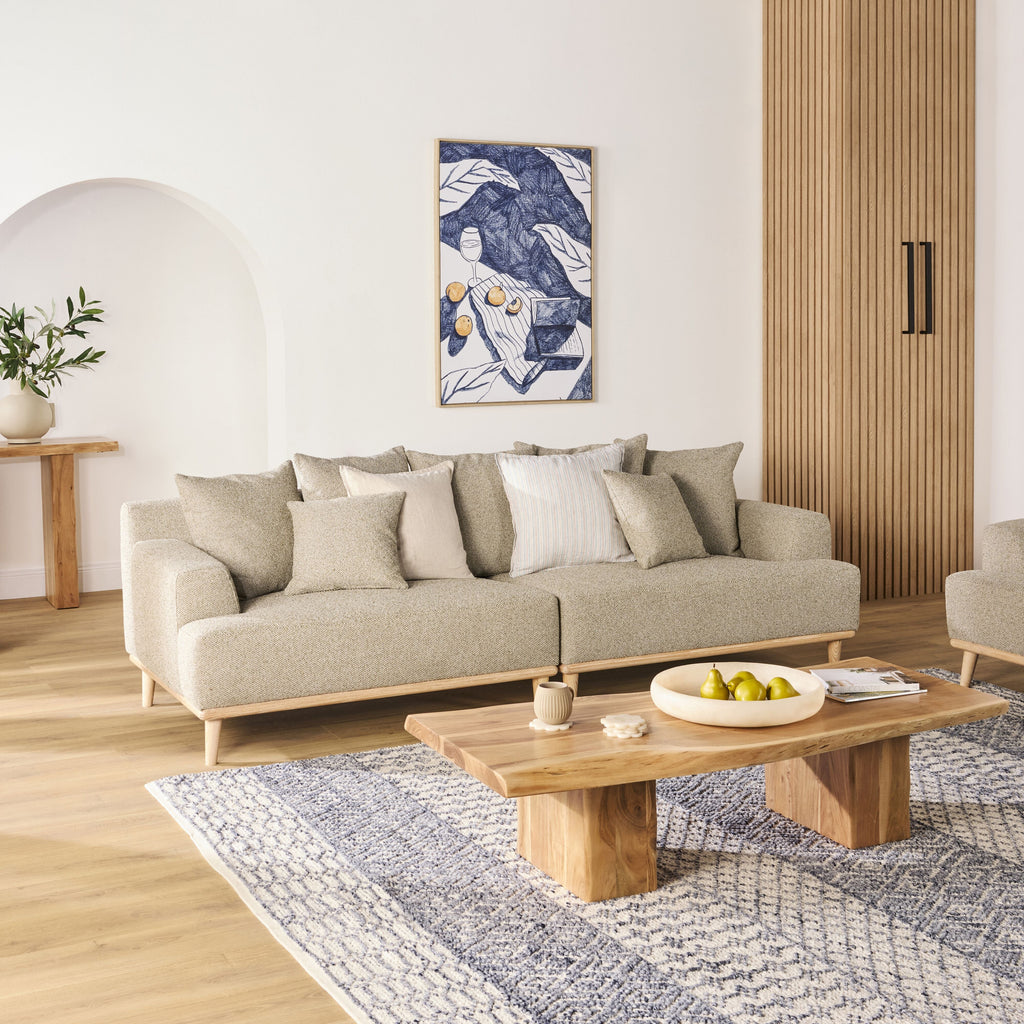 James 4 Seater Sofa Fossil