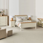 Bibliothèque Clover Outback en bois massif blanc 93x140cm