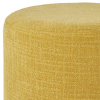 Pouf rond Edie Solace Moutarde