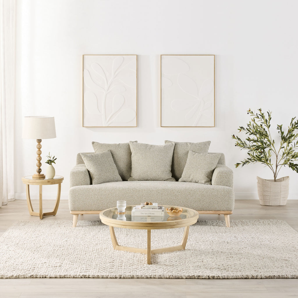 James 2 Seater Sofa Fossil