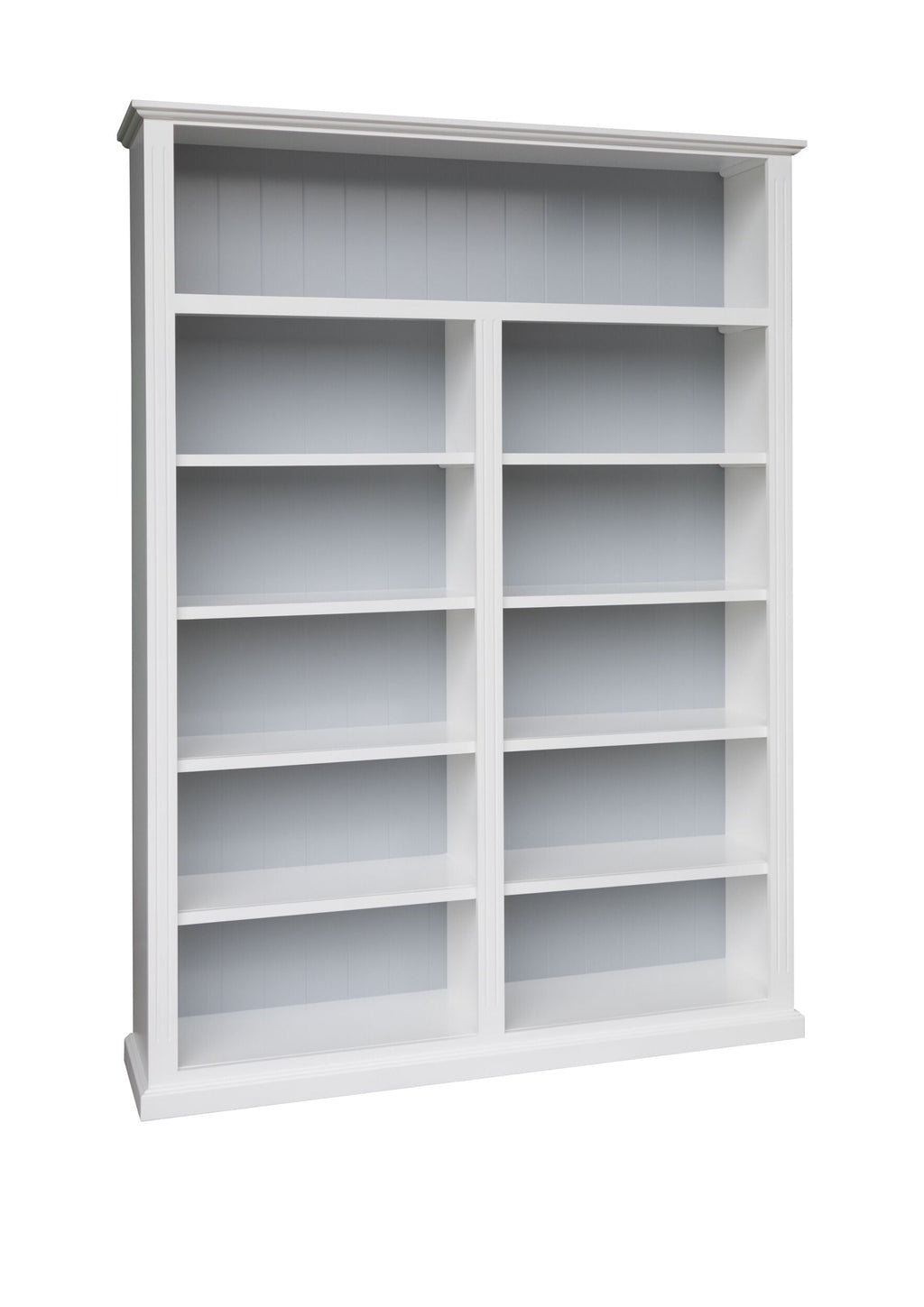 Armand Hamptons Timber Large Bookcase White 210x150cm