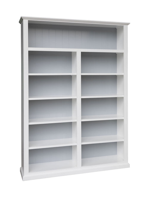 Armand Hamptons Timber Large Bookcase White 210x150cm