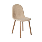 Chaise de salle à manger Knox en bouclette crème
