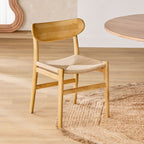 Chaise de salle à manger Henrick Naturel