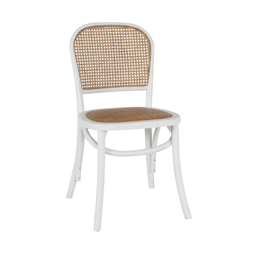 Chaise de salle à manger Bastion, blanc