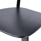Chaise de salle à manger Sia noire