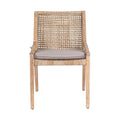 Weave Outdoor Rattan Wicker Dining Chair Natural