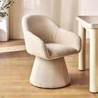 Fauteuil de salle à manger pivotant Comet Sable