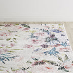Tapis shaggy tufté imprimé numérique Botanical Snow 240x150cm
